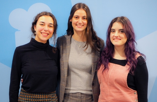 Alumnes i professors premiats amb l'Àngel Herrera
